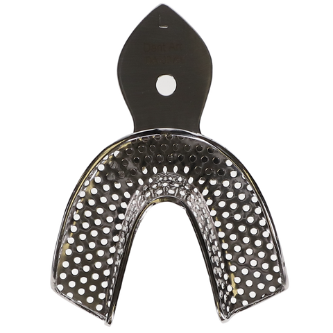 Perforated Metal Impression Trays, Large, 2/Pk, DA-8370