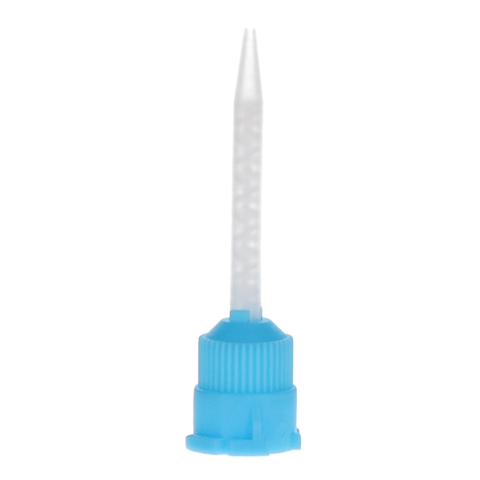 Temporary Crown & Bridge Material T-Style Mixing Tips Light Blue 50/Pk, HSB-100616, Impression Material, Accessories-Mixing Tips