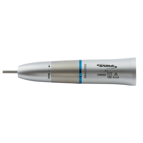 SABLE 1:1 Ball Bearing Straight Nosecone Attachment, with Internal Air and Water, E-Type Connection, 40000 rpm, 1/Pk, 1610310
