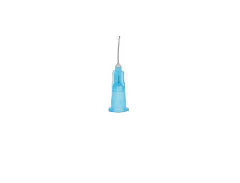 Pre-Bent Applicator Tips, 25 Ga, Blue (Etch), 100/Pk, 100625