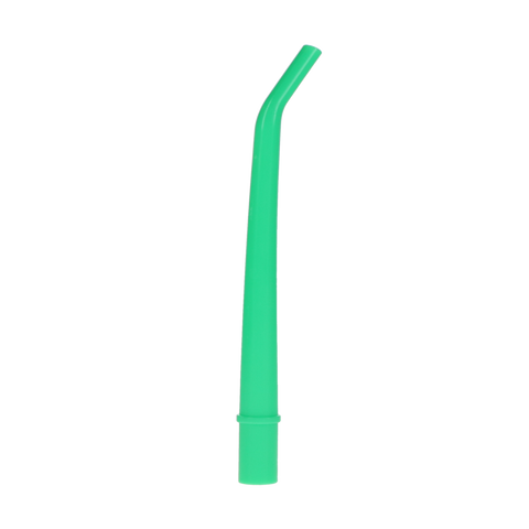 Disposable Surgical Aspirator Tips, Plastic, Large, 1/4", Green, 25/Pk, 100633