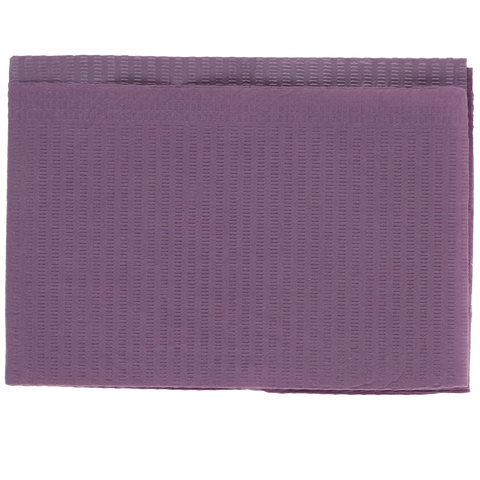 Disposable Bibs, 2+1 Ply, 13" x 18", Purple, 500/Pk, 109220