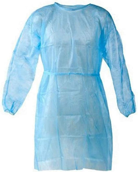 House Brand Dentistry - Isolation Gowns Blue Level 1 10/Pk, 109003, Infection Control, Apparel-Gowns - Coat - Jackets