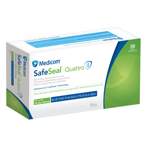 Medicom - SafeSeal - Duet Pouch - 7.5 x 13 - 200/Bx (88030), 880304-0050200