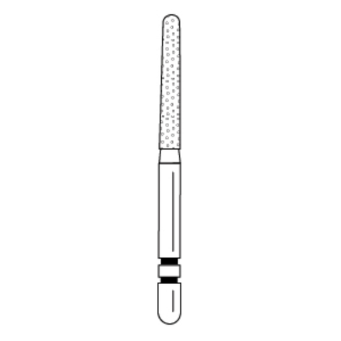 Two Striper Operative Diamond Burs, FG, Round End Taper, # 783.10, 1.8 mm, Fine, Red, 5/Pk, 2015438