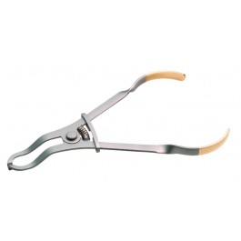 Ring Placement Forceps Silver Ivory Type, MRDF-100