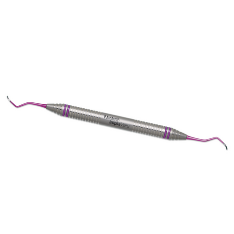 Implant Scaler DE Titanium ImplaMate Langer #5-6 DuraLite ColorRings