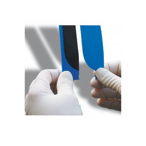 TrollFoil Double-Sided Pre-Mounted Articulating Paper, 8 microns, Blue, 100/Pk, 72075