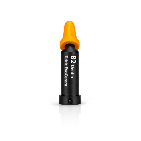 Tetric EvoCeram Universal Composite, Light-Cure, Cavifil Refill, Universal Viscosity, 0.2 g, B2 Dentin, 20/Pk, 590344