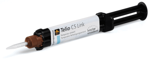 Telio CS Link Luting Composite, Refill, 6 g, Transparent, 2/Pk, 701958 (Exp 10/30/25)