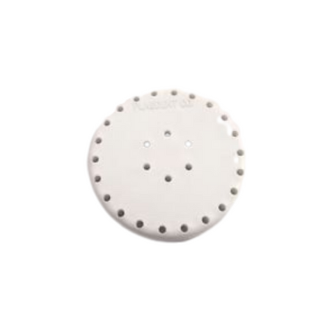 Silicone Magnetic Bur Block 28-Hole Large Round White, 400BL2-1