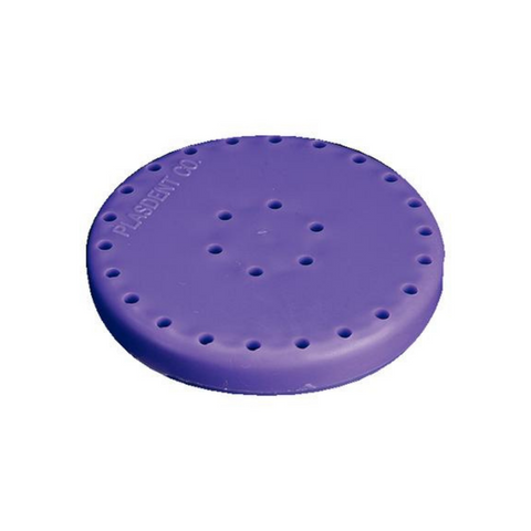 Silicone Magnetic Bur Block 28-Hole Large Round Neon-Purple, 400BL2-10N