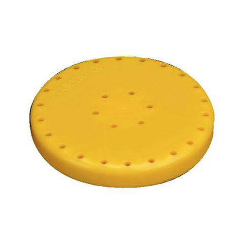 Silicone Magnetic Bur Block 28-Hole Large Round Neon-Yellow, 400BL2-3N