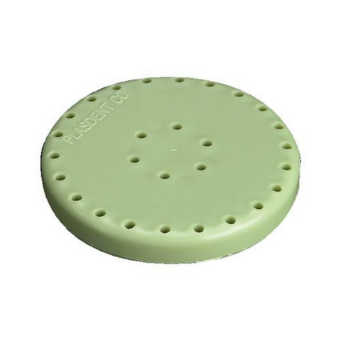 Silicone Magnetic Bur Block 28-Hole Large Round Green, 400BL2-4