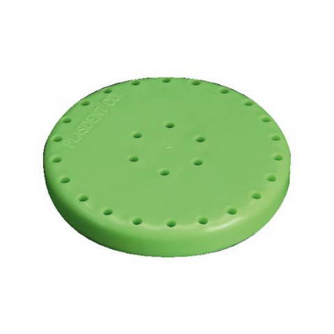Silicone Magnetic Bur Block 28-Hole Large Round Neon-Green, 400BL2-4N