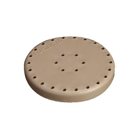Silicone Magnetic Bur Block 28-Hole Large Round Beige, 400BL2-7