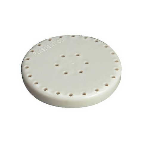 Silicone Magnetic Bur Block 28-Hole Large Round Gray, 400BL2-9