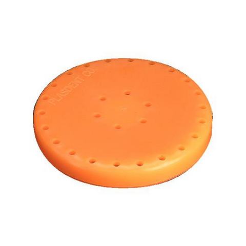 Magnetic Bur Block, 28-Hole, Large Round, Neon Tangerine, 1/Pk, 400BLS-12