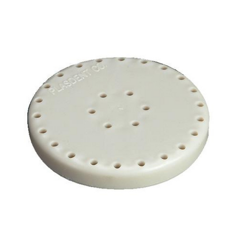 Magnetic Bur Block, 28-Hole, Large Round, Sand, 1/Pk, 400BLS-7PS