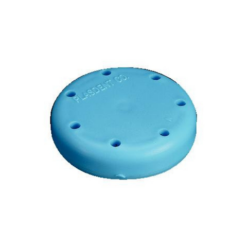 Magnetic Bur Block, Silicone, 7-Hole, Small Round, Neon Blue, 1/Pk, 400BS2-2N