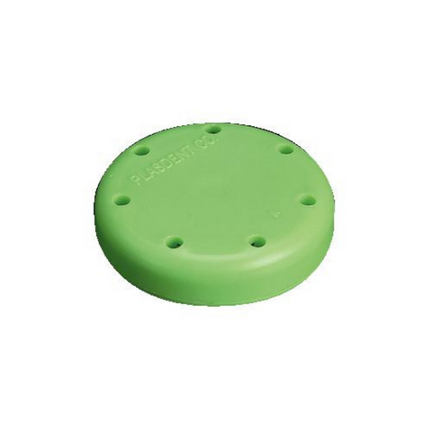 Magnetic Bur Block, Silicone, 7-Hole, Small Round, Neon Green, 1/Pk, 400BS2-4N