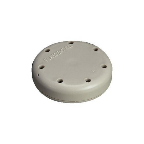 Magnetic Bur Block, Silicone, 7-Hole, Small Round, Gray, 1/Pk, 400BS2-9