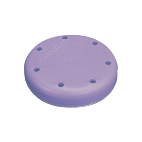 Magnetic Bur Block 7-Hole Small Round Lilac, 400BSS-10PS, Organizing, Bur Blocks & Guards