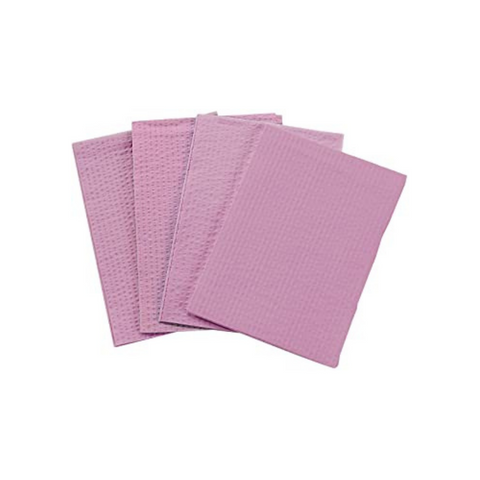 TIDI Choice Headrest Covers 13x10 Tissue/Poly 500/Case Mauve
