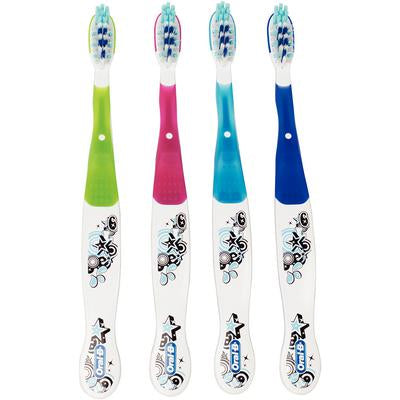 Oral-B 8+yr Star Graphics Asst Colors Toothbrush 6/Bx
