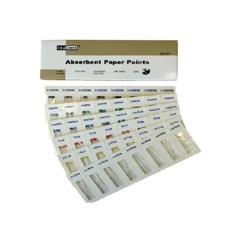 Paper Points Accessory Sizes Non-Marked, 202-302, Endodontics, Gutta Percha Points