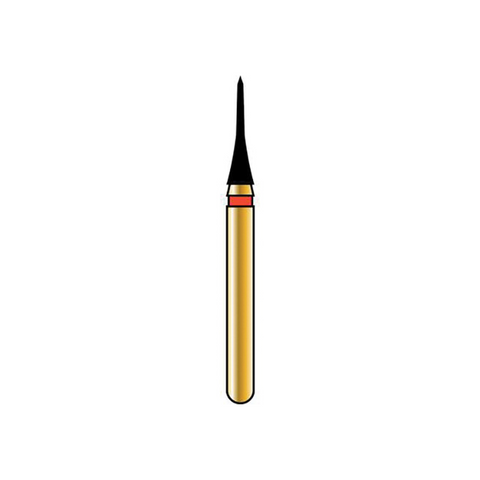 Alpen Multilayer Diamond Burs, FG, Interproximal Cone, # 392, 1.6 mm, Fine, Red, 5/Pk, 60031827