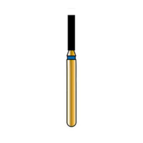 Alpen Multilayer Diamond Burs, FG, Flat End Cylinder, # 836, 1.2 mm, Coarse, Green, 5/Pk, 60032027