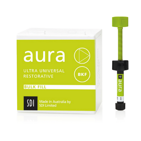 Aura Bulk Fill Ultra Universal Restorative, LC, Universal Viscosity, Complet Refills, 0.25 g, 20/Pk, 8565012