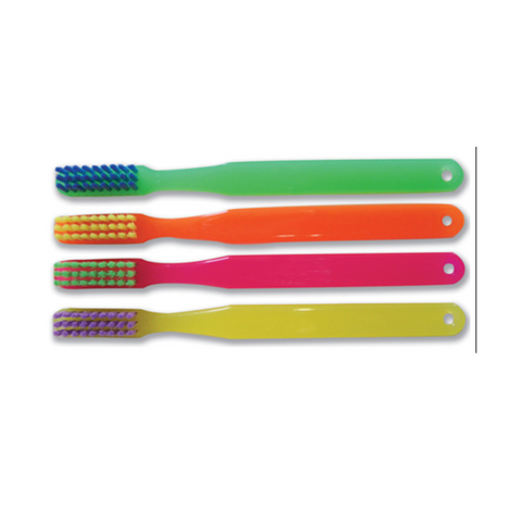 Economy Toothbrush Child Neon 144/Case, PR141, Preventives, Toothbrushes-Adult