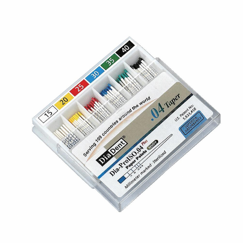 Paper Points, MM, Dia-ProISO GT .04 #50, Spillproof, 100/Pk, MP210-610, (06/28/2025)