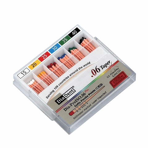Paper Points, MM, Dia-ProISO GT .06 #80, Spillproof, 100/Pk, MP212-614