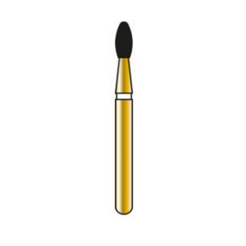 Alpen Multilayer Diamond Burs, FG, Football, # 379, 2.3 mm, Ultra Fine, White, 5/Pk, R379UF023FG