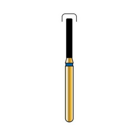 Alpen Multilayer Diamond Burs, FG, Flat End Cylinder, # 837, 1.4 mm, Super Coarse, Black, 5/Pk, R837SC014FG
