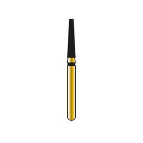 Alpen Multilayer Diamond Burs, FG, Flat End Taper, # 847, 1.8 mm, Super Coarse, Black, 5/Pk, 60032137