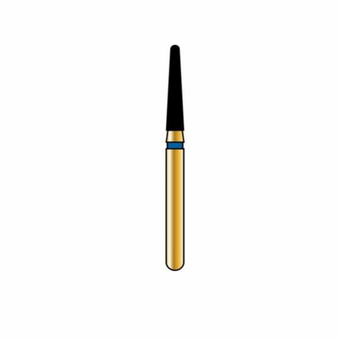 Alpen Multilayer Diamond Burs, FG, Long Round End Taper, # 856L, 1.6 mm, Super Coarse, Black, 5/Pk, 60032343