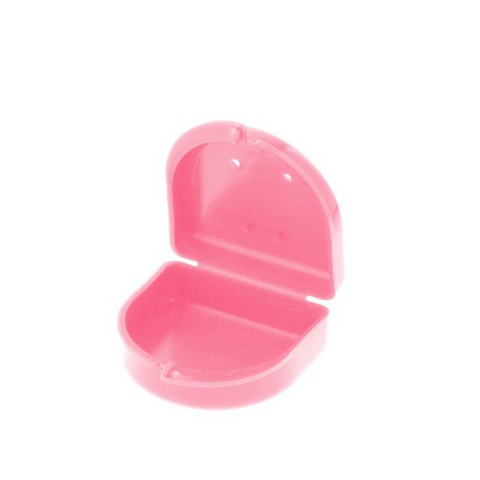 Bo-Box Orthodontic Retainer Case Pink 10/Pk