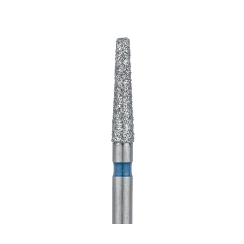 Meisinger Multi-Use Diamond Burs, FG, Long Tapered Round Edge, # 847R, 1.8 mm, Medium, Blue, 5/Pk, 847R-018-FG