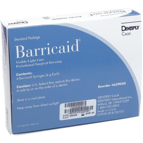 Barricaid VLC Dressing 4gm x 4/Pk, 639052