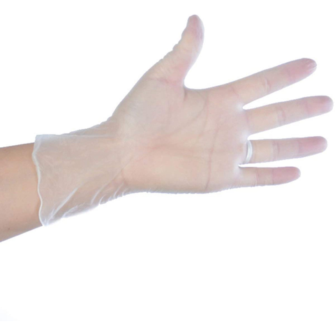 Clear, Vinyl Exam Gloves, 150/Box, Small, PM6-5006