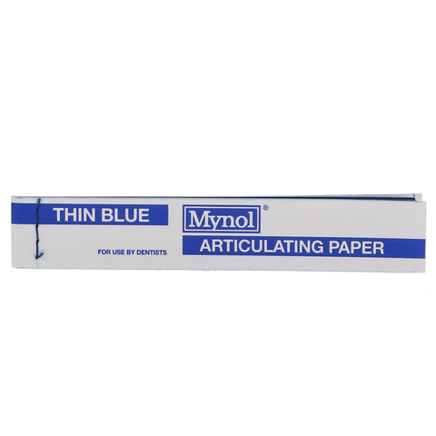 Mynol Articulating Paper, Thin Blue, 88 Microns, 140/Pk, 11003
