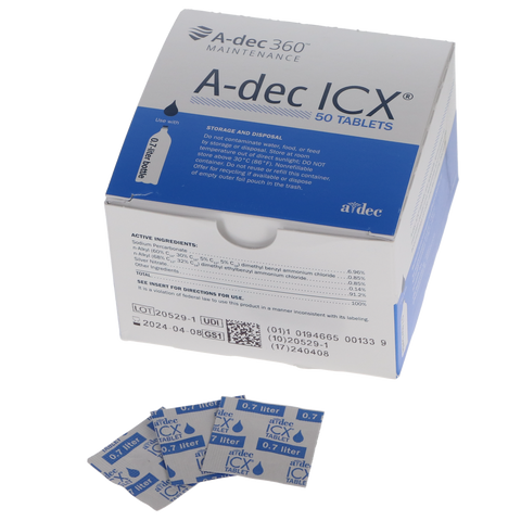 ICX Waterline Treatment Tablets F/0.7L Btl 50/Bx, 90.1064.00