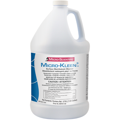 Micro-Scientific, Micro-Kleen3, Disinfectant Liquid, 1 Gallon, Each, MKP04-128