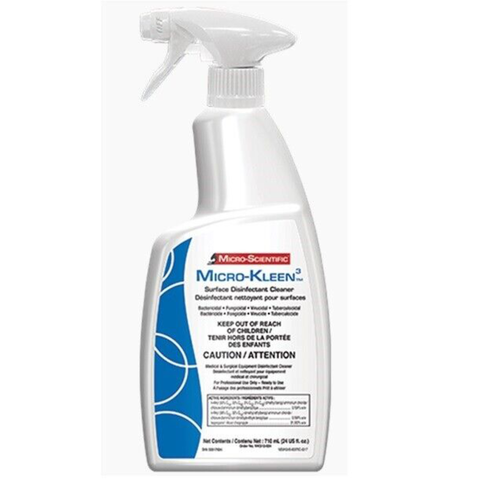 Micro-Scientific, Micro-Kleen3, Disinfectant Spray, 24oz, Each, MKS12-024