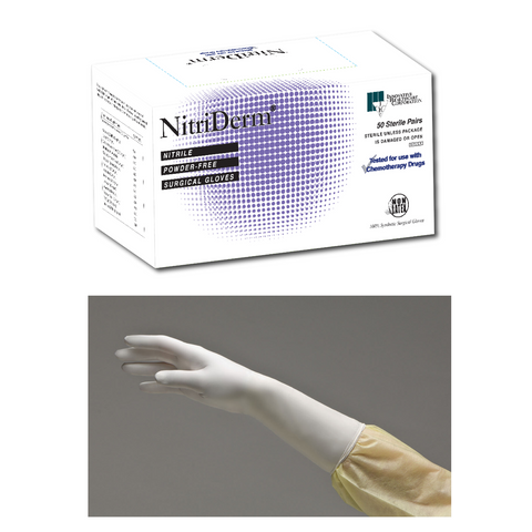 Nitriderm Nitrile Sterile Surgical Gloves Size 6.5 135265