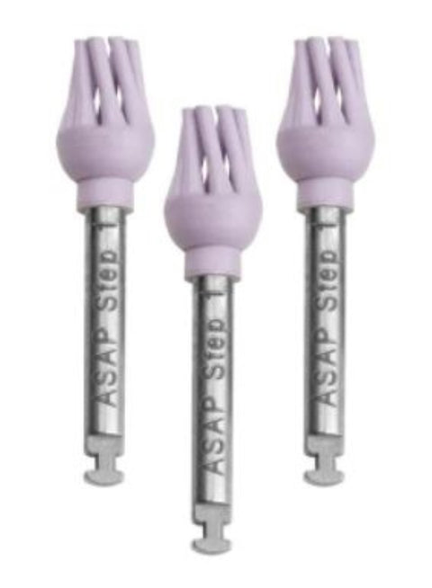 ASAP, Diamond Brush, Pre-Polisher, Purple, 3/Pack, 133156